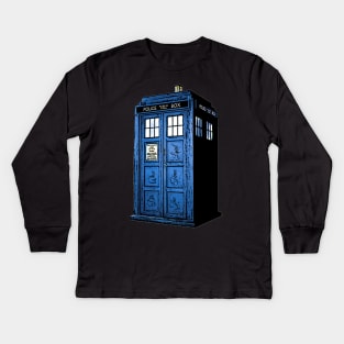 TIme lord Kids Long Sleeve T-Shirt